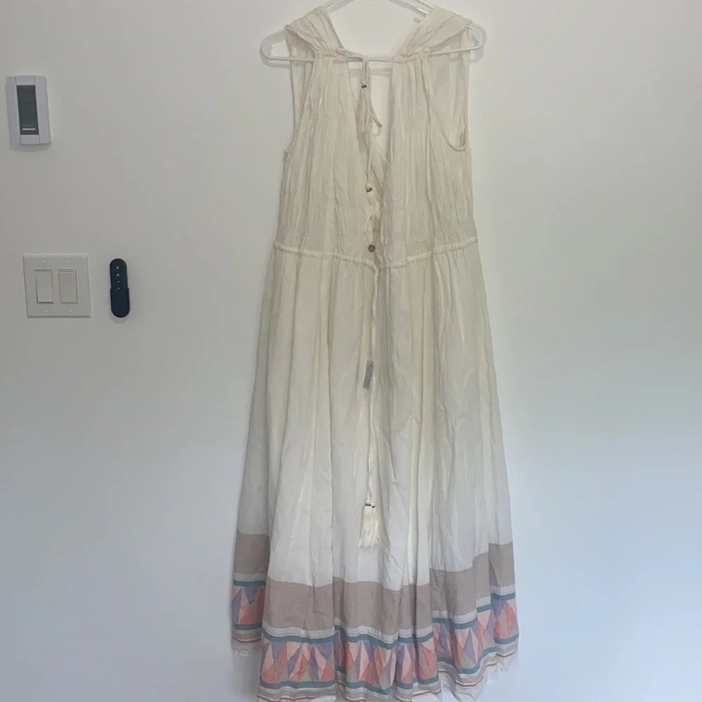 NEW Free People Lulu Embroidered Endless Summer Cotton Midi Dress